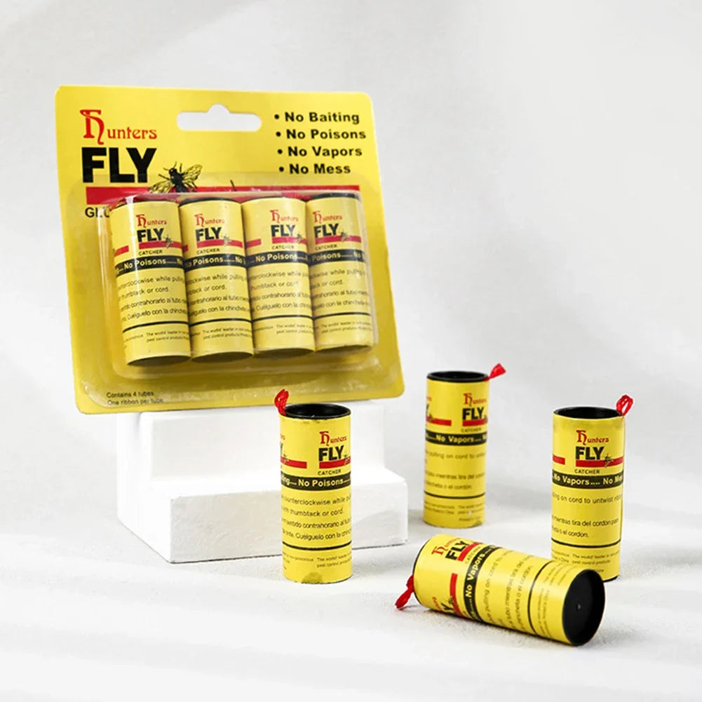 Papel adhesivo desechable para moscas, trampa para insectos, Control de plagas,