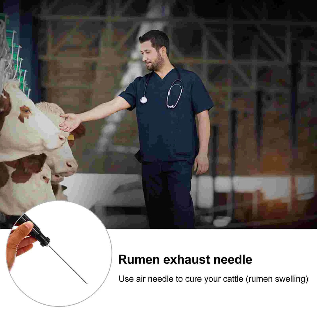 Veterinary Equipment Trocar Cannula Puncture Needle for Cow Sheep Rumen 