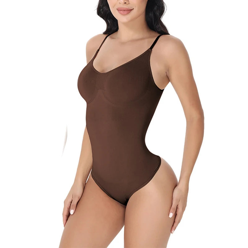 Body Original de alta elasticidad para mujer, ropa moldeadora de barriga, Tanga