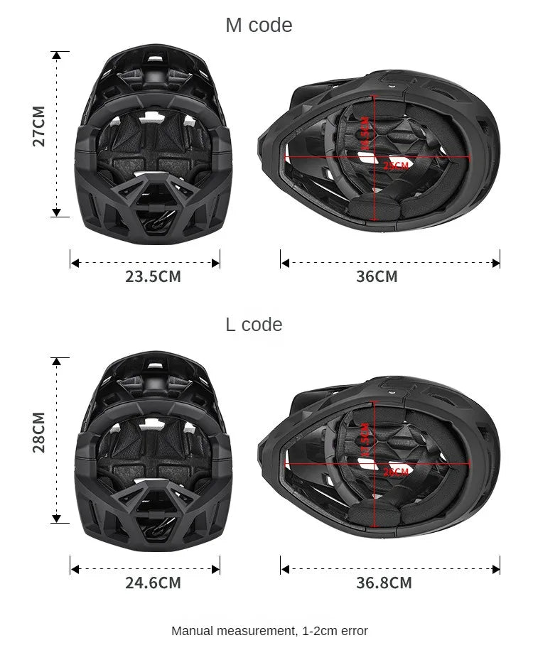 Casco de ciclismo ultraligero de cara completa para hombre y mujer, equipo profe