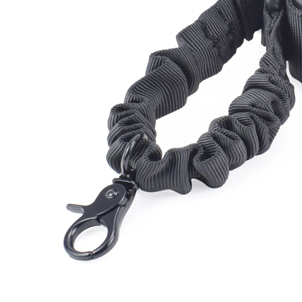 Correa de hombro para pistola de un solo punto, cinturón ajustable, accesorios de caza al aire libre, cuerda elástica para Rifle