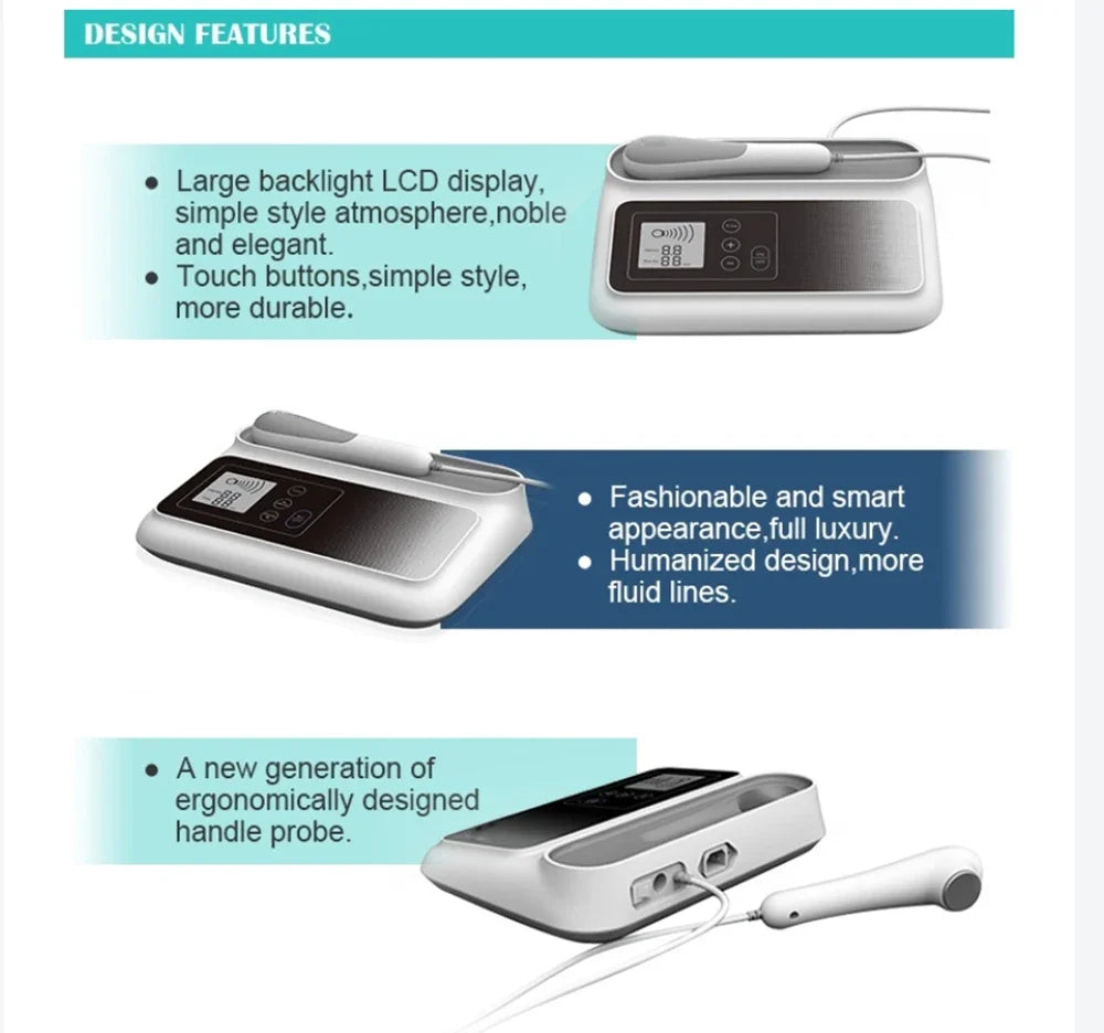 Ultrasonic Therapy Machine for Pain Relief Joint Massage 