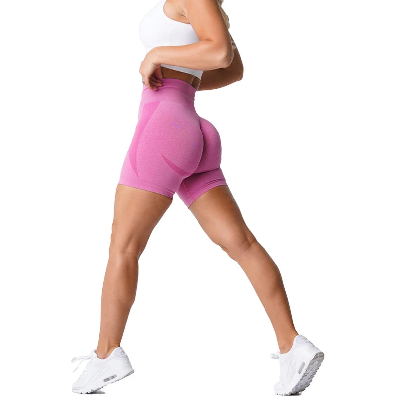 NVGTN-pantalones cortos sin costuras para mujer, Shorts de entrenamiento con realce, ropa deportiva para gimnasio, Yoga