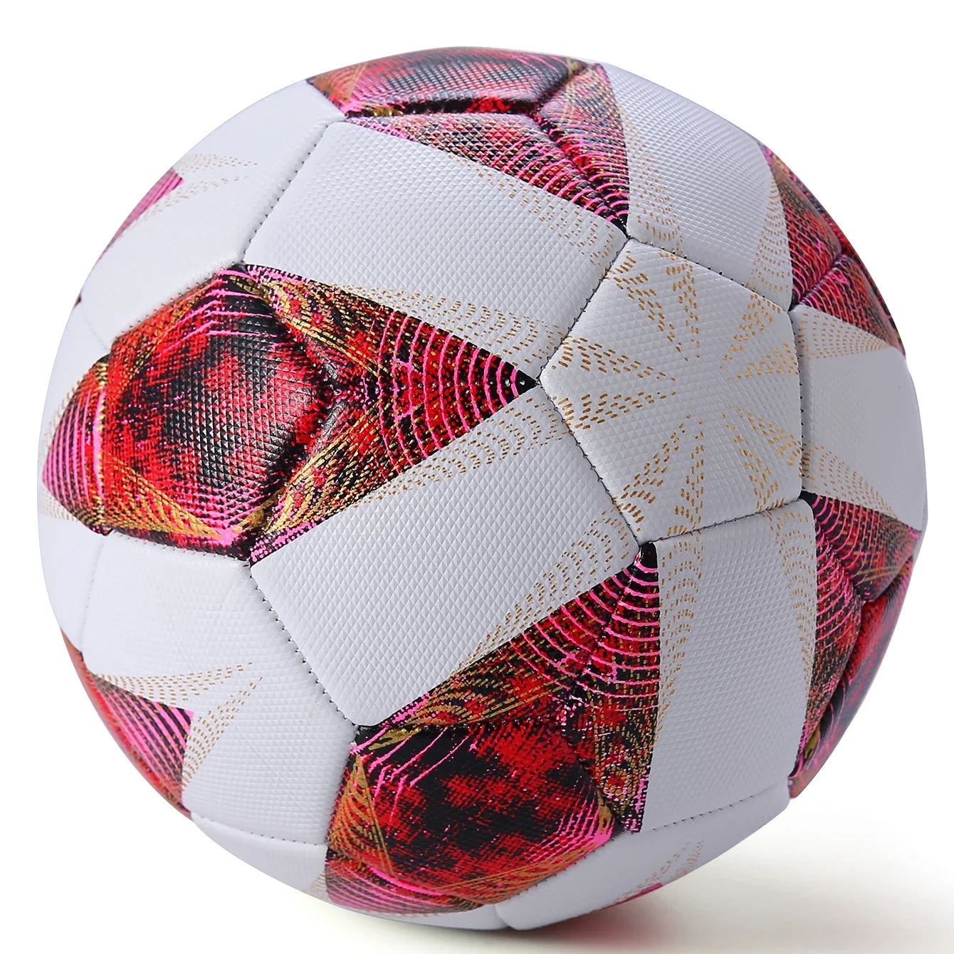 Standard size 5 soccer ball, machine sewn soccer ball, p