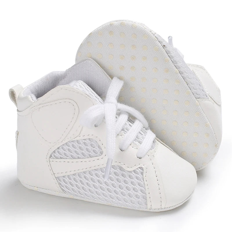 Baby High Top Basketball Sneakers Anti-Slip Casual Sports Shoes 