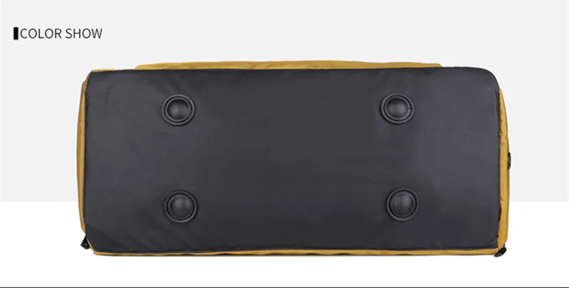 Bolsa deportiva de gimnasio para hombre, bolso de viaje para Fitness, bolsillo para zapatos, equipaje, bolso de mano impermeable, bolso de hombro para fin de semana al aire libre
