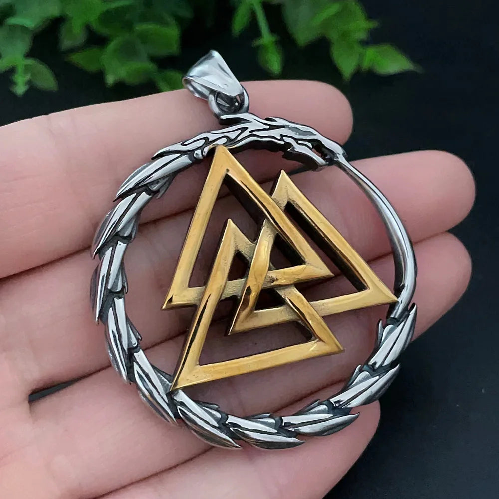 Collar Vintage vikingos Árbol de la vida para hombre, amuleto nórdico celta, c