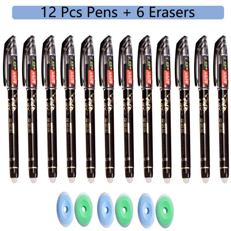 Kawaii Erasable Gel Pen Set for Kids Erasable Pens 