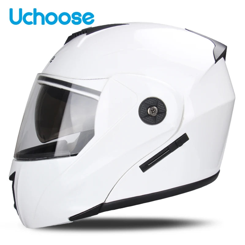 Uchoose Unisex Motorcycle Helmet Double Lens Secci? 