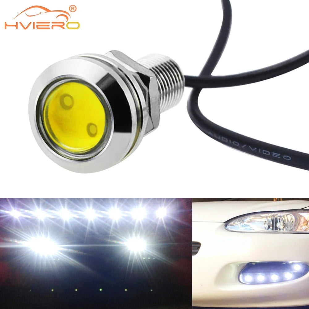 Car Led DRL Daytime Running Lights Parking Signal Lamp 