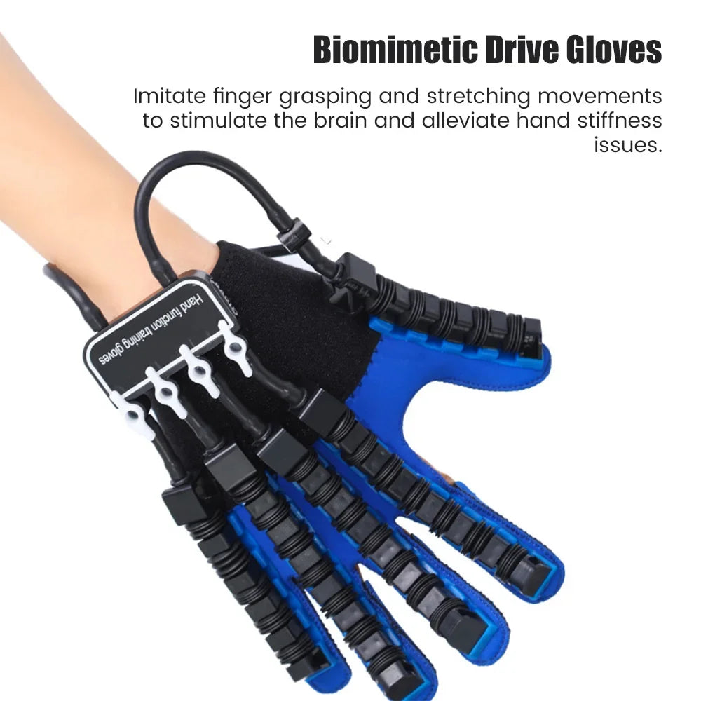 Left and Right Hand Finger Rehabilitation Exerciser Gloves 