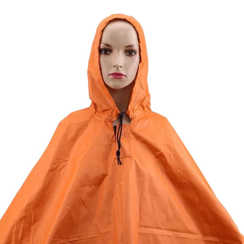 Adult 3 in 1 Waterproof Long Raincoat Rain Coat Jacket Co
