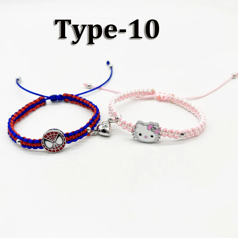 Spider friendship bracelets for couples, best friends, jewelry gifts? 