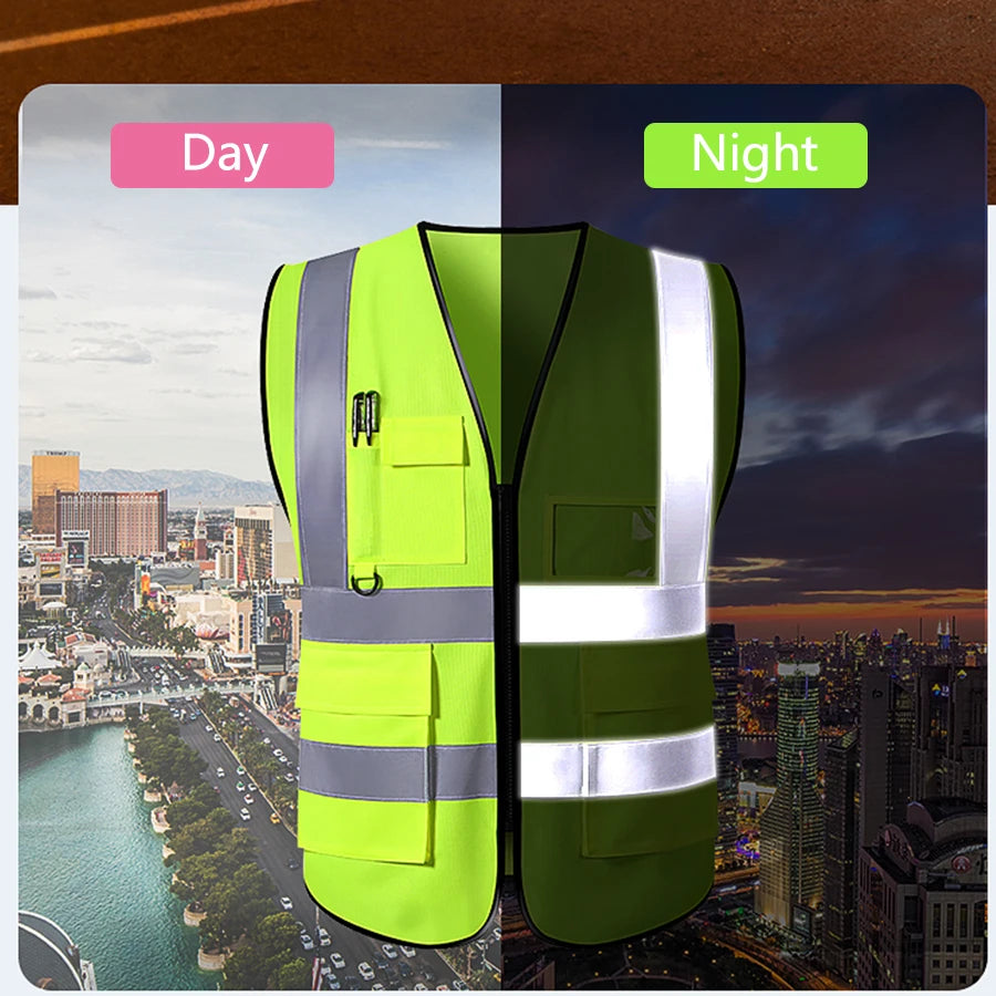 High Visibility Reflective Safety Vest, Reflective Safety Vests 