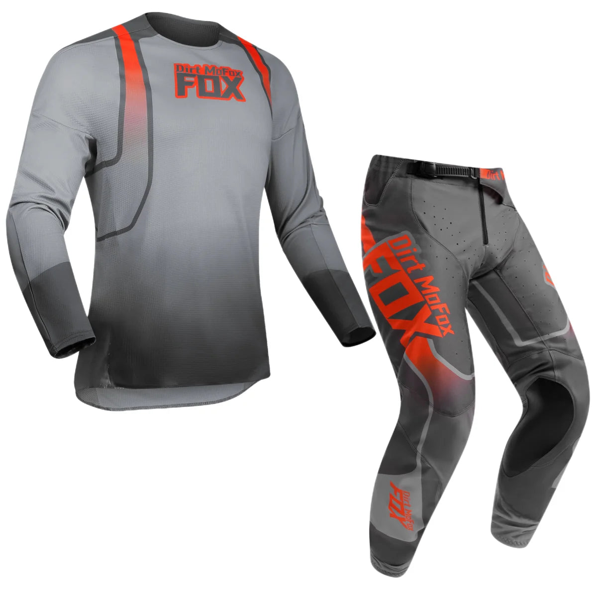 Dirt MoFox Motocross Racing Clothing Set Motorcycle Jersey and Pants 