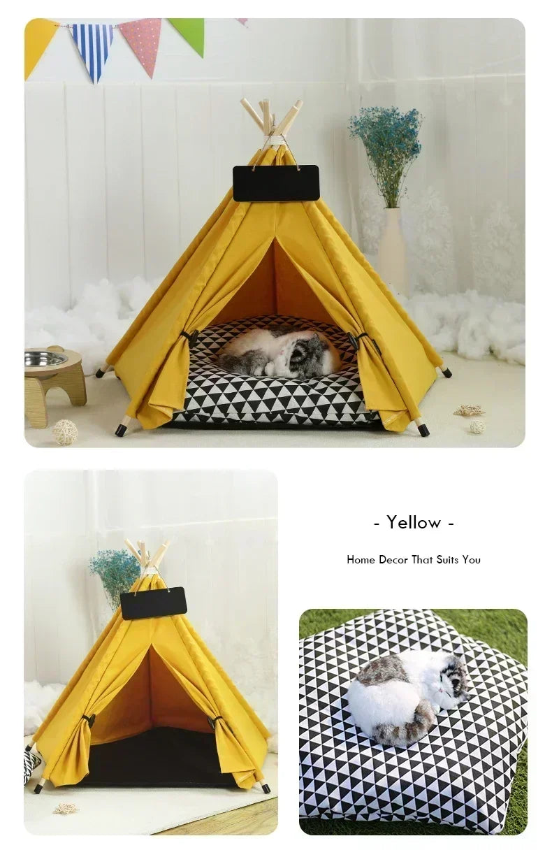 Portable Pet Tent Removable and Washable Dog House 