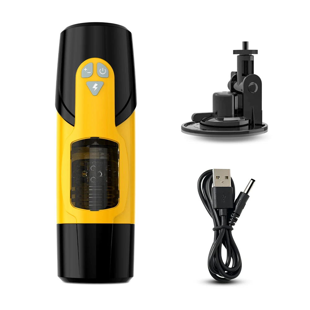 Automatic male masturbator, telescopic rotation, vaginal masturbation 