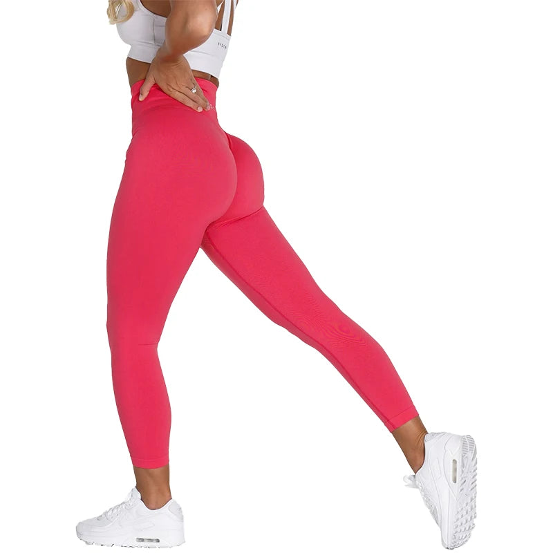 NVGTN-mallas sin costuras para mujer, pantalones de Yoga de cintura alta, ropa de gimnasio, mallas de LICRA suaves para entrenamiento, trajes de Fitness