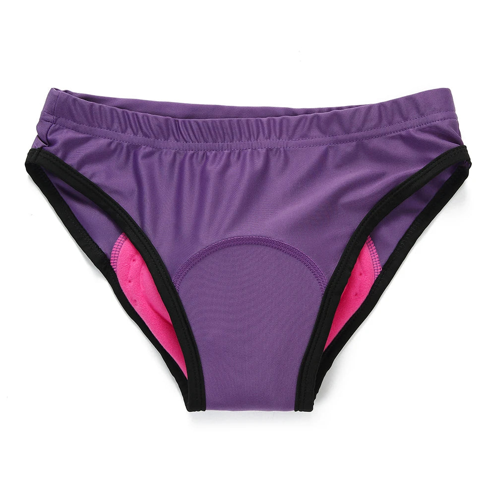 WOSAWE-pantalones cortos de ciclismo para mujer, ropa interior transpirable con