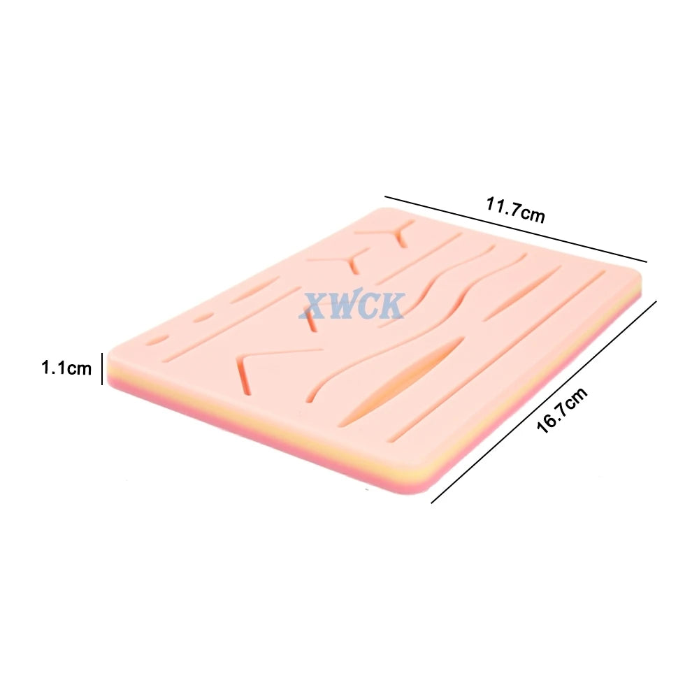 Silicone Skin Suture Pads Kit Practice Model of s 