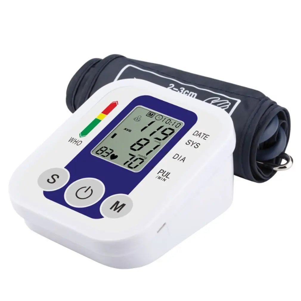 Monitor de presión arterial de brazo, equipo de BP, tonómetro portátil médic