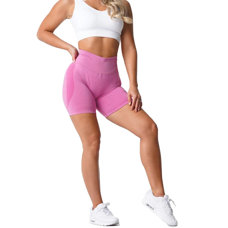 NVGTN-pantalones cortos sin costuras para mujer, Shorts de entrenamiento con realce, ropa deportiva para gimnasio, Yoga