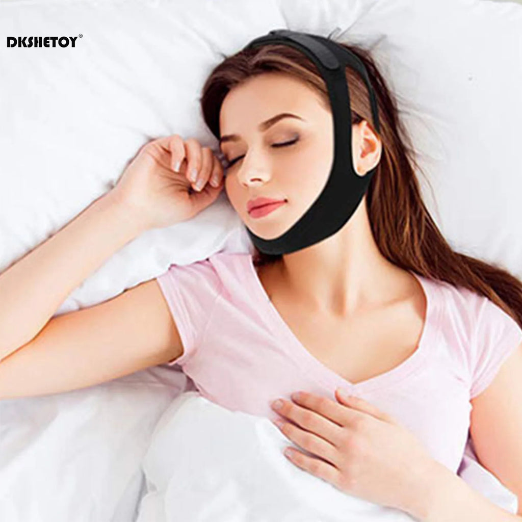 Adjustable Anti Snoring Mouth Guard Belt Stop Snoring Strap 