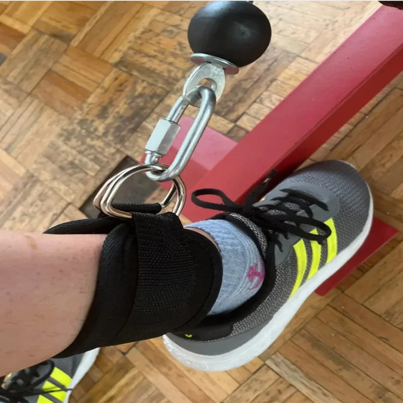 Cable Ankle Straps Double D Ring Ankle Cuffs for Training 