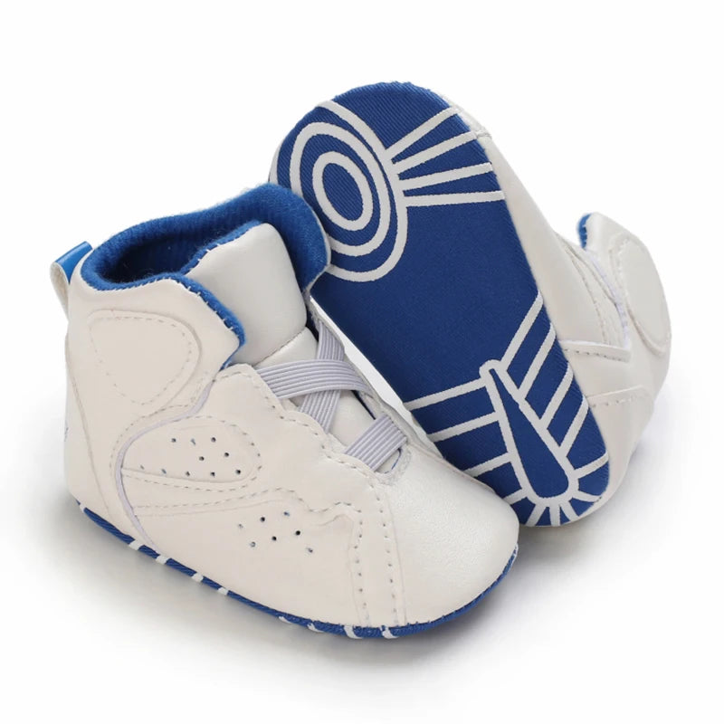 Baby High Top Basketball Sneakers Anti-Slip Casual Sports Shoes 