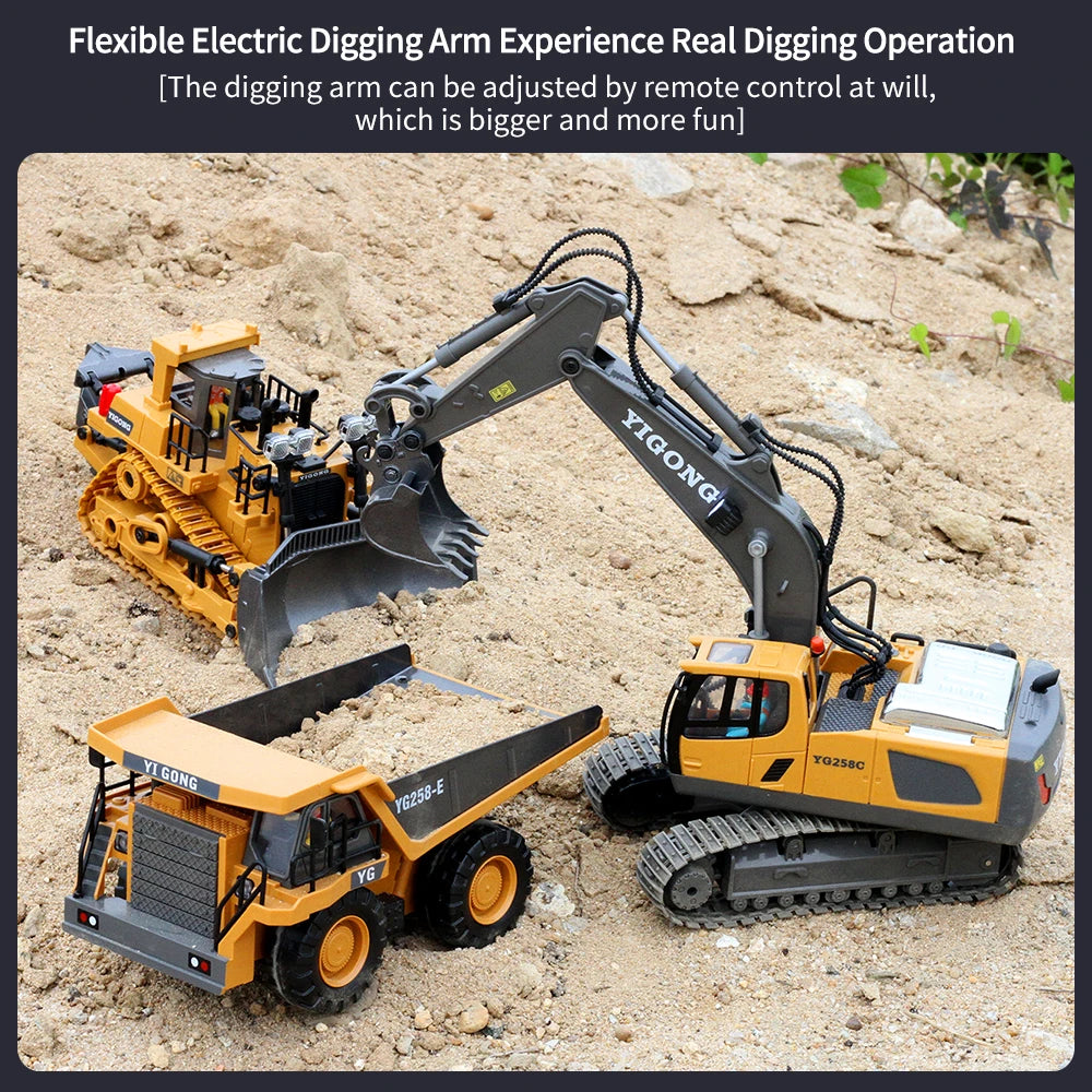 2.4G Remote Control Excavator Engineering Vehicle Truck Truck 