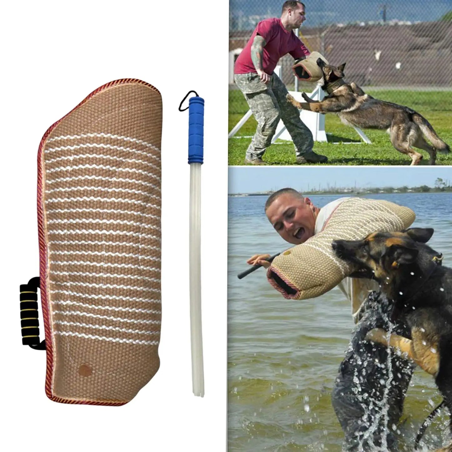 Dog Bite Protective Sleeve Training Equipment Stirring Stick 