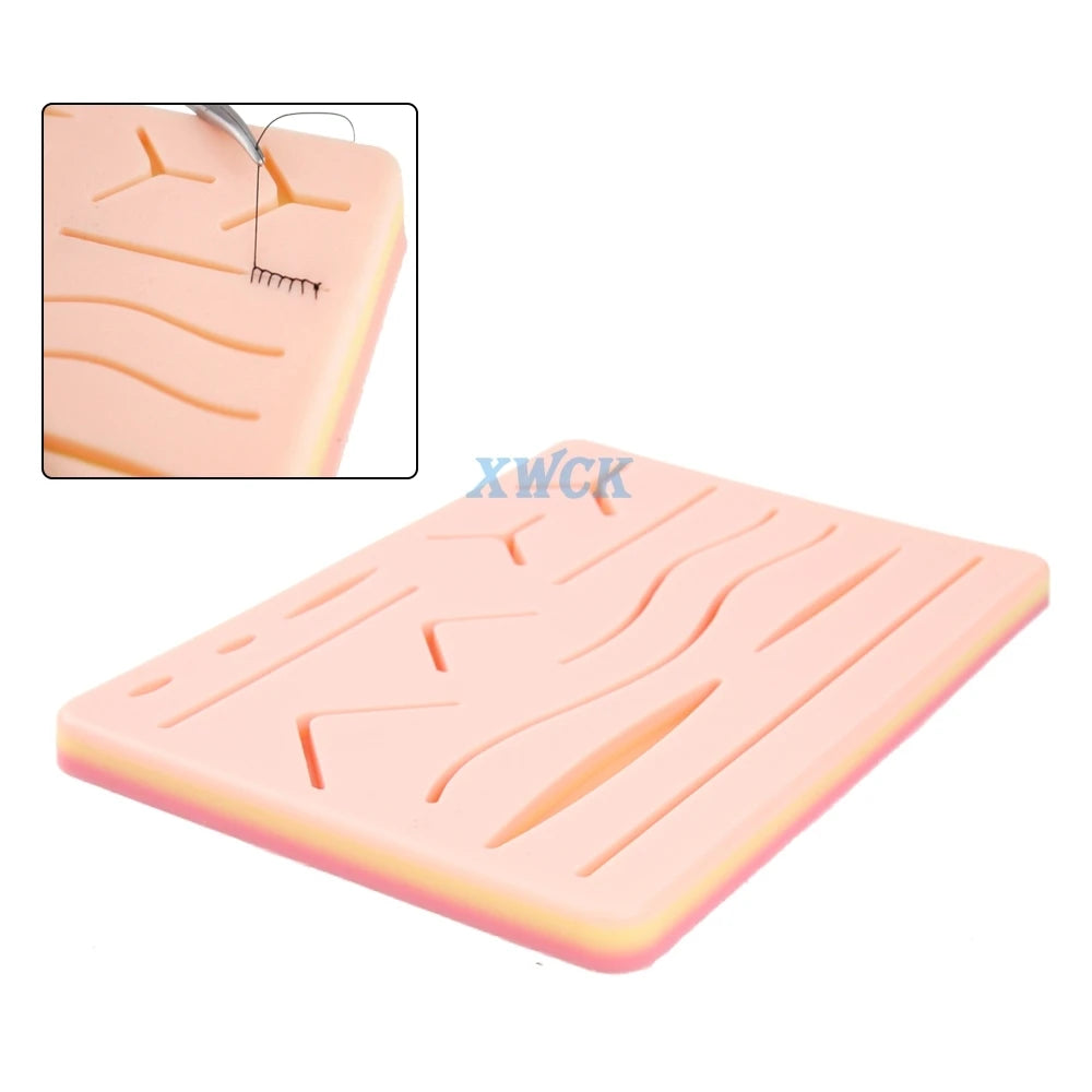 Silicone Skin Suture Pads Kit Practice Model of s 