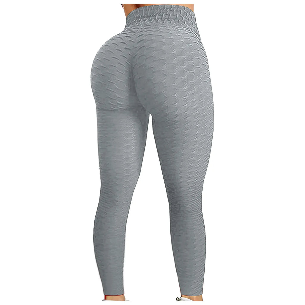 Pantalones de Yoga de cintura alta para mujer, mallas adelgazantes con Control d