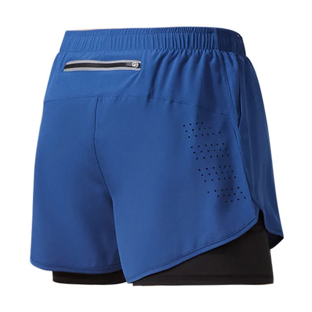 Pantalones cortos para correr para hombre, Shorts de secado rápido para Fitness