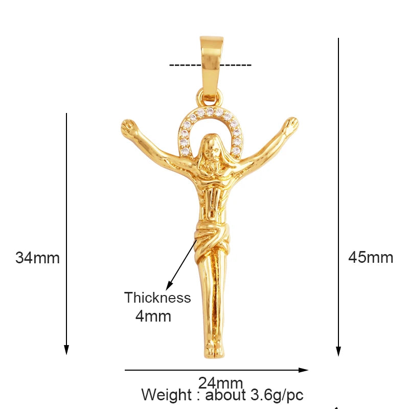 Religious Guardian Angel Jesus Pendant Love Heart Pendant 