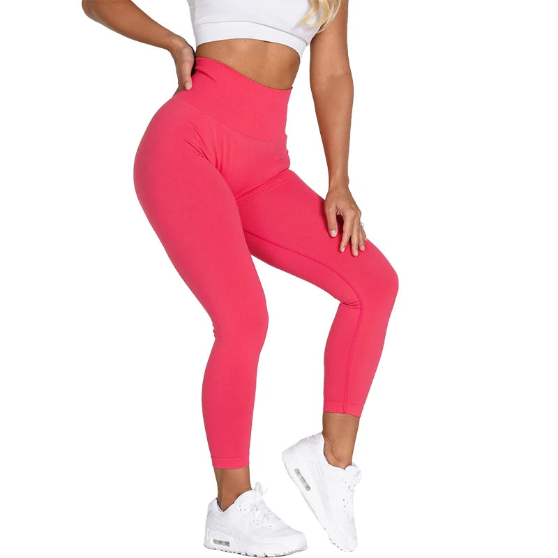 NVGTN-mallas sin costuras para mujer, pantalones de Yoga de cintura alta, ropa de gimnasio, mallas de LICRA suaves para entrenamiento, trajes de Fitness