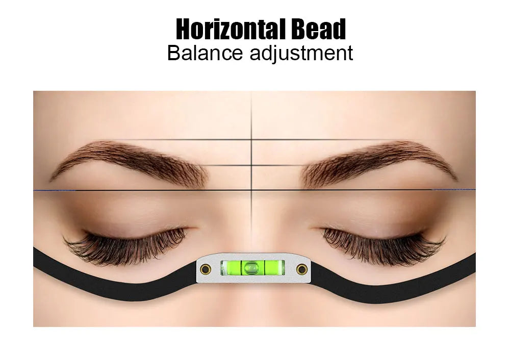 Metal Rope Mark Ruler for Semi-permanent Eyebrow Positioning,