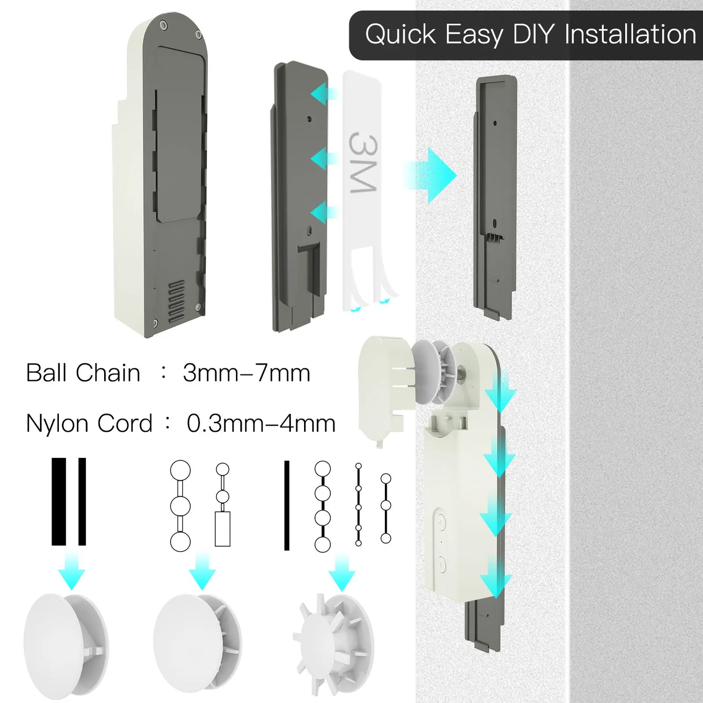 MOES Tuya Smart Electric Roller Shutter Motor Control APP 