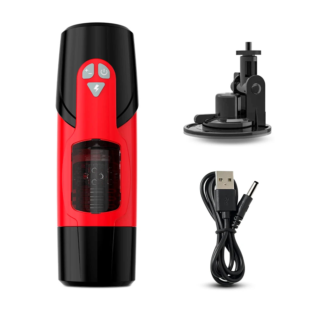 Automatic male masturbator, telescopic rotation, vaginal masturbation 