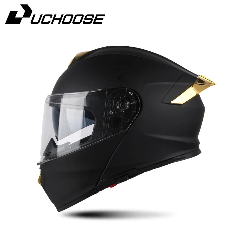 Uchoose Motorcycle Full Face Helmets Crash Protective Gear 