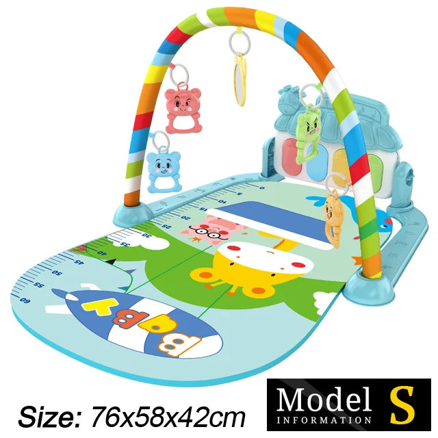 Soporte de Fitness para bebé, juego de música, juguetes de actividades de gimn