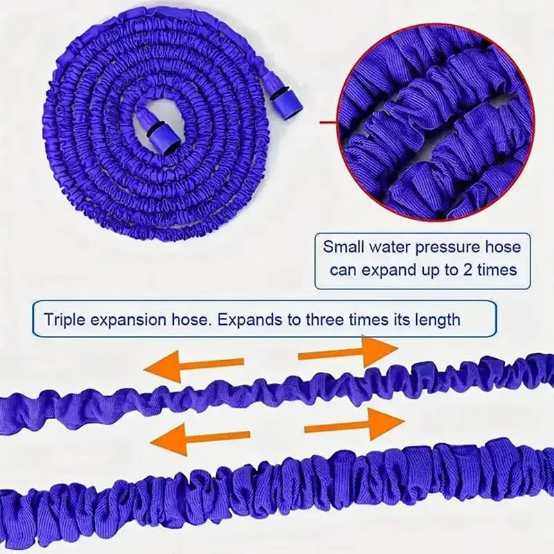 Manguera mágica extensible de alta presión, tubo de lavado de coches, manguera de jardín de riego doméstico, multifunción, limpieza de jardinería, 2024 nuevo