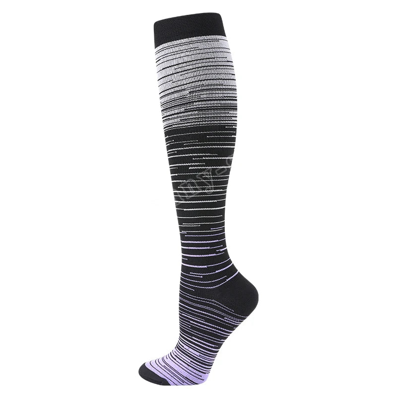 Running Compression Stockings Marathon Hiking Sports Socks 