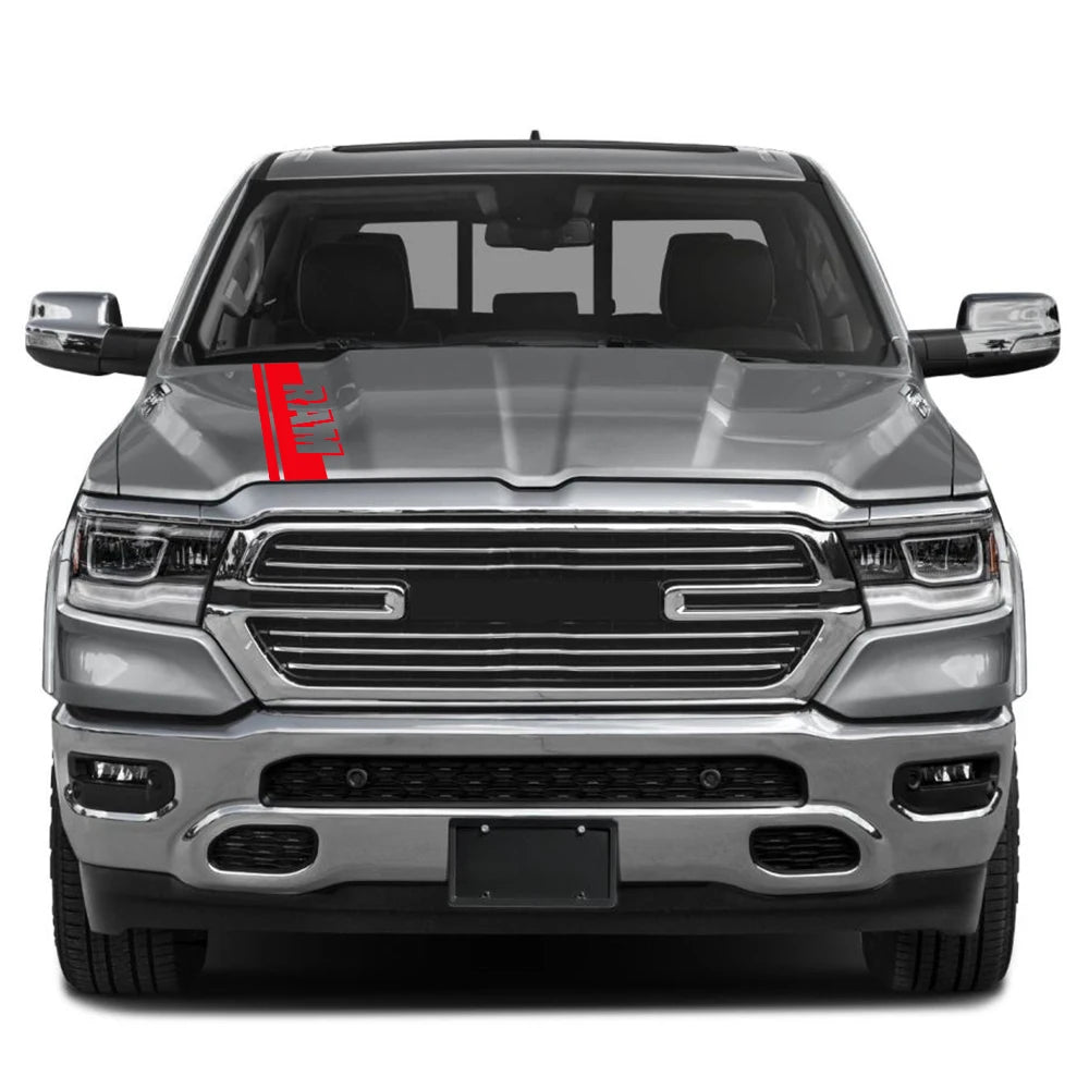 Pegatina de capó de coche para Dodge RAM 1500 2500 3500 Rebel TRX Pickup Stripe