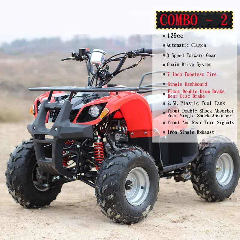 ITLY-buggy de playa de cuatro ruedas, todoterreno, montaña, ATVcustom, 125cc, 1