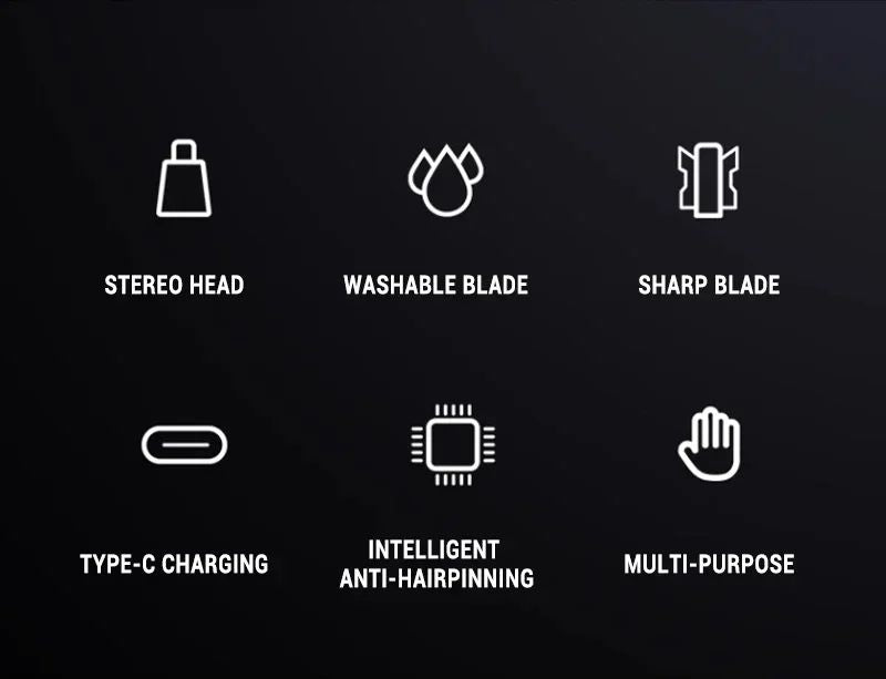 Cortadora de pelo eléctrica portátil