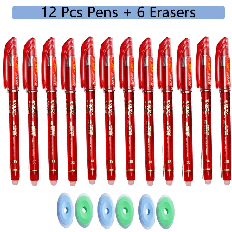 Kawaii Erasable Gel Pen Set for Kids Erasable Pens 