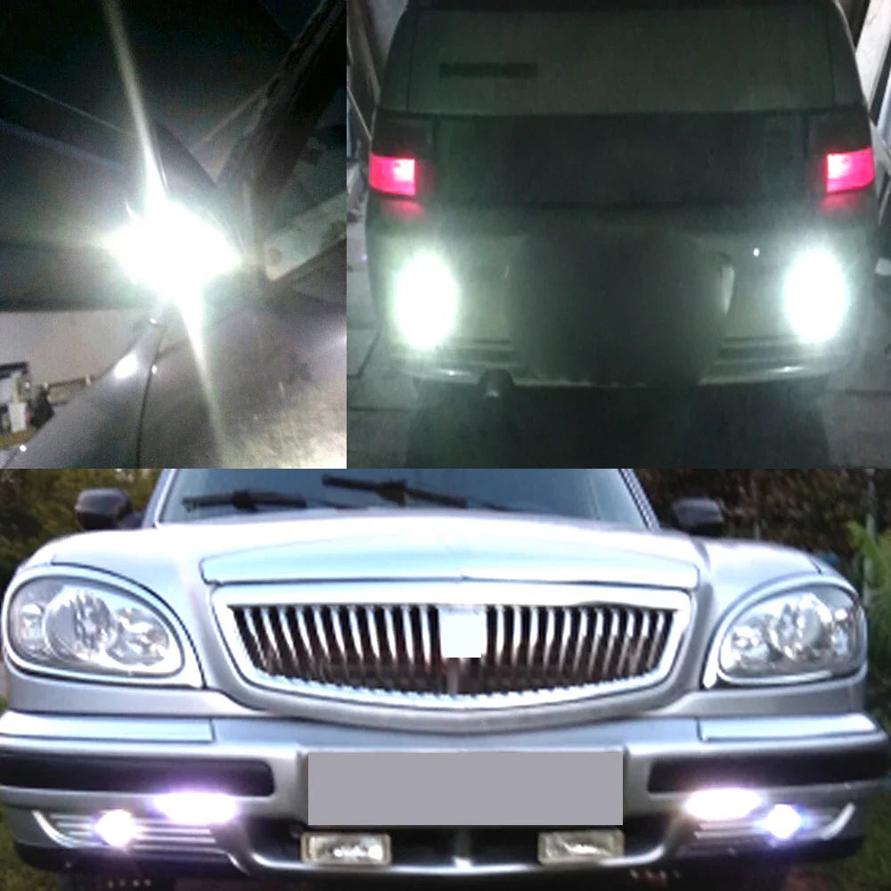 Luces De Circulación Diurna Led DRL para coche, lámpara de señal de estaciona