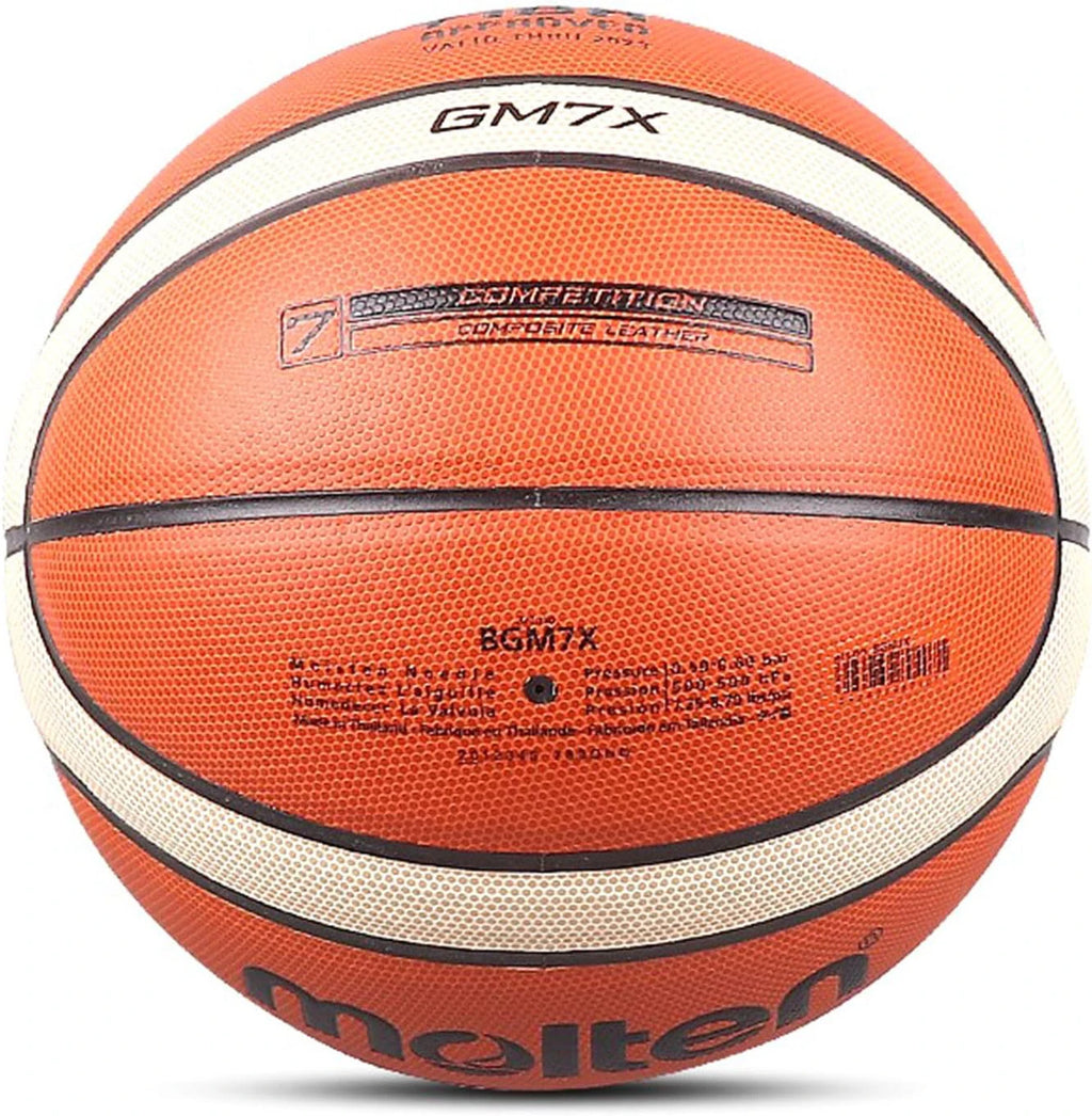 Molten GM7X pelota estándar de baloncesto para hombre y mujer, equipo de pelota de entrenamiento con certificación oficial