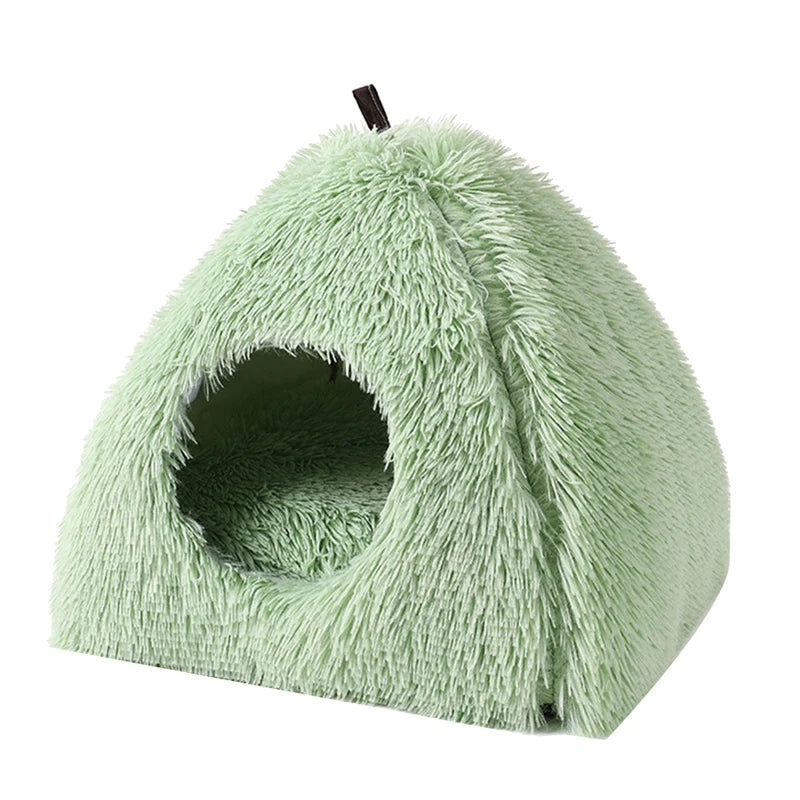 Warm Soft Plush Pet Mat Lightweight Cute Kennel Cat Sleeping Basket Dog Bed